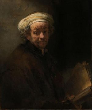 Ter Halle glasschilderij - glasschilderij Rembrandt van Rijn