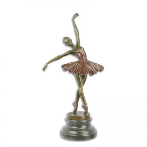Beeld - Brons - 33,3 cm hoogte - Ballerina