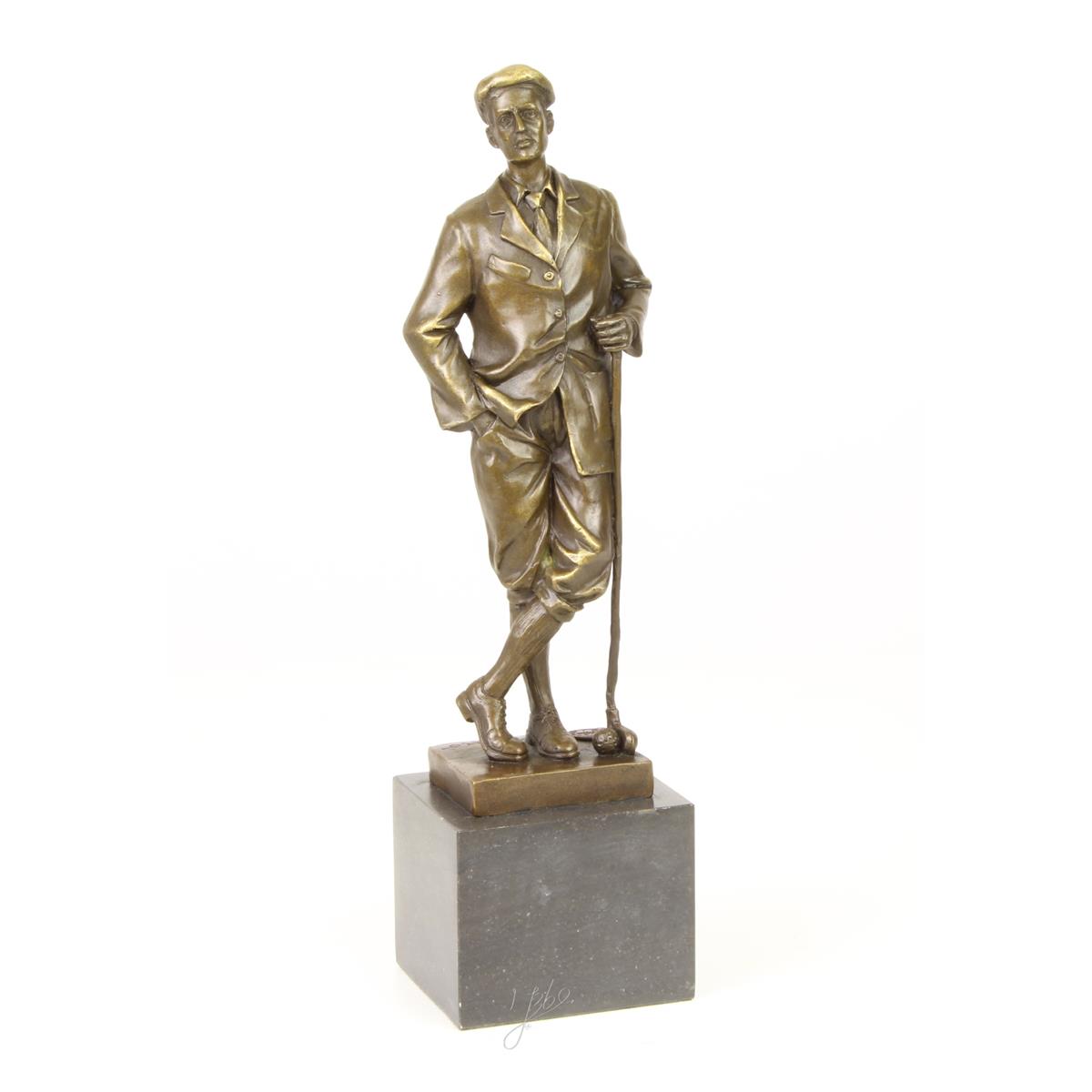 Golfer - Bronzen beeldje - Sport - 31,8 cm hoog