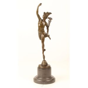 Mercury - Bronzen beeldje - Mythisch figuur