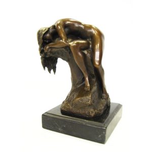 Slapende Schoonheid - Bronzen beeldje erotiek