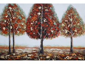 Olie op canvas - Bomen - 80 cm hoog