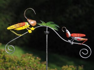 Tuinsteker - Balans sprinkhanen - 135 cm hoog