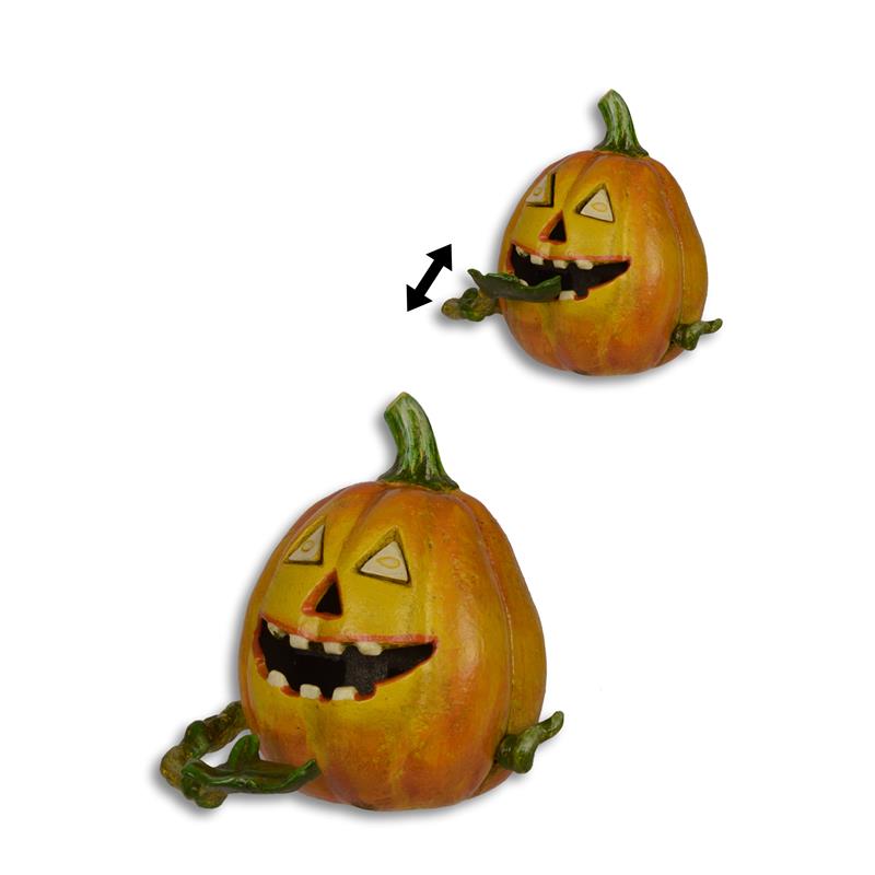 Spaarpot - Mechanisch - 14,8 cm hoogte - Halloween pompoen
