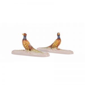 Porseleinen vogels - Set van 2 - 10,2 cm hoogte - Papiergewicht