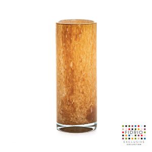 Design Vaas Cilinder - Fidrio Caramel