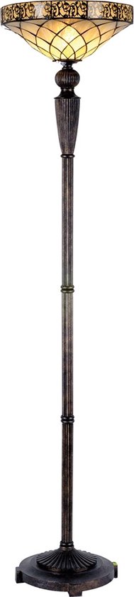Vloerlamp tiffany filligrees compl. 179x doorsnede: 41cm 1x E27  bruin