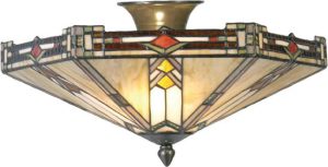 Tiffany Lines  -  Plafondlamp