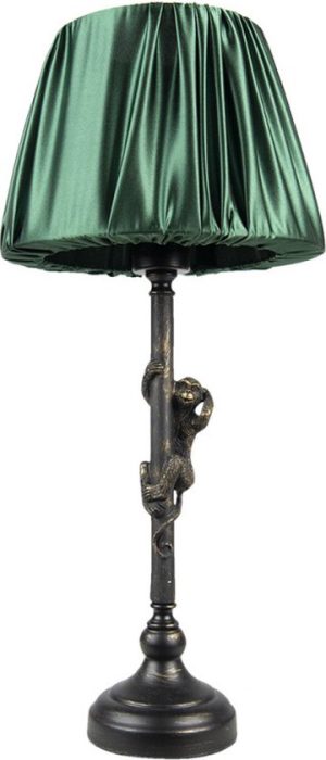 Tafellamp Ø 25*55 cm E27/max 1*40W Bruin Groen Kunststof Aap Bureaulamp Nachtlampje - TBW