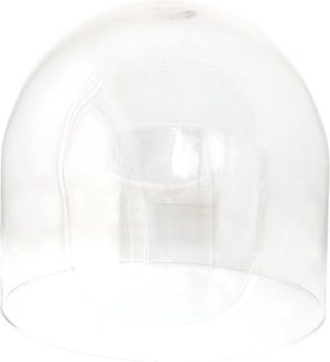 Stolp Ø 23x22 cm - transparante glazen stolp