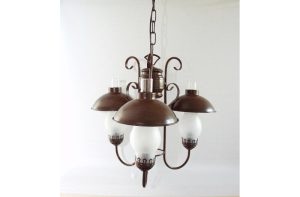 Sampaguita Plafondlamp 45 cm hoog verlichting hanglamp bruin