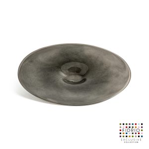Design Schaal Plate Diam - Fidrio Grey/Opal
