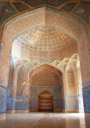 Ter Halle glasschilderij - Shah Jahan Masjid Thatta - Moskee - Ter Halle