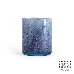 Design Vaas Cilinder - Fidrio Purple Blue