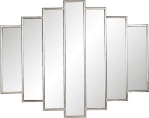Wandspiegel  - 80x2x100 cm -  Zilverkleurig