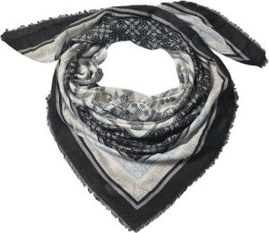 sjaal - 140x140cm - zwart