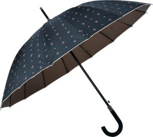 Paraplu Volwassenen - Ø 98 cm Zwart Polyester
