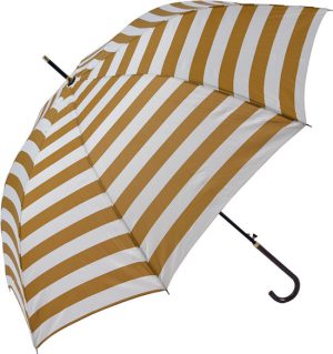 Paraplu Volwassenen - Ø 100x88 cm Bruin Polyester Strepen