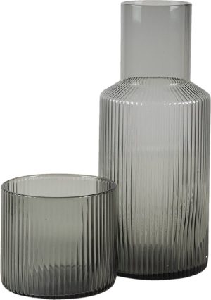 Karaf 450 ml - Transparant Glas Rond Waterkan Waterkaraf