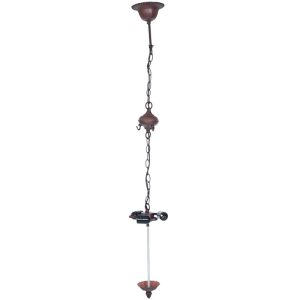 Ophanging Tiffany - 16x16x95 cmE27/max 3x60W Bruin