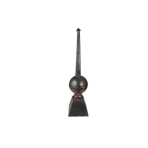 Decoratie ornament - 65 cm- zwart ijzer