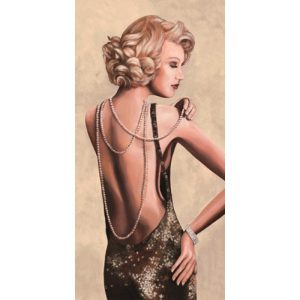 Plexiglasschilderij Mondiart Vintage Vrouw Red Carpet 100x200 cm acrylicart