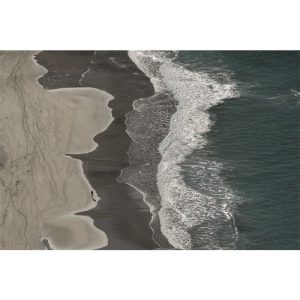 Dibond schilderij golven strand 180x120 cm aluart Mondiart