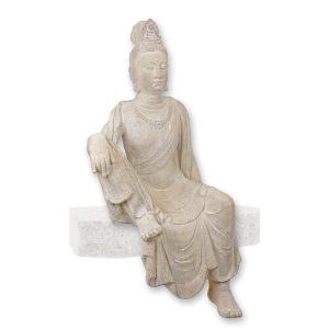 MGO beeld - Zittende Boeddha - sculptuur - 102,5 cm H