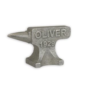 Kleine gietijzeren aambeelden - Oliver 1929 aambeeld - Set van 3 - 7 cm H