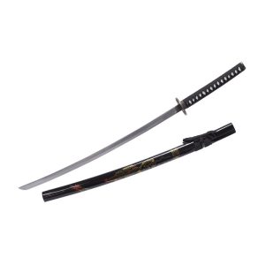 Zwart handvat - Japans zwaard Katana - Met schede - decoratief