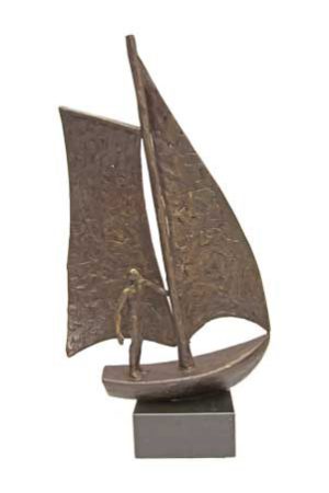 Brons beeld - Sculptuur “Sail”