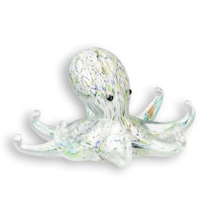 Octopus - Glazen beeld - Murano stijl - h9,5 cm