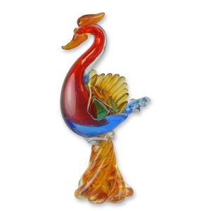 Phoenix - Fenix - Glazen beeld - Murano stijl - h30,7 cm