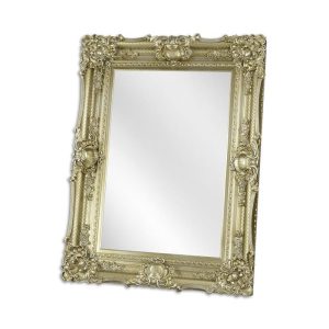Spiegel - Zilveren spiegel - Groot, Zilver - 122,5 cm H