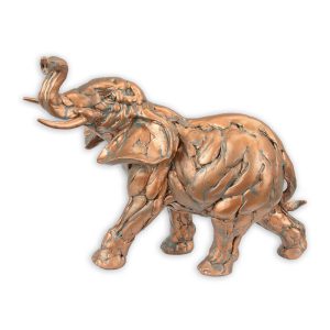 Resin beeld - Olifant - Figuratief - Dieren figuren - 17,6 cm H