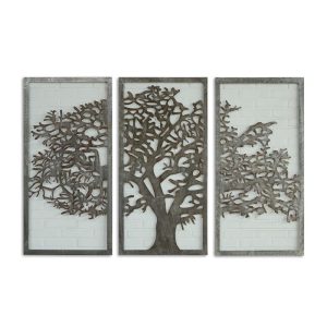 Wanddecoratie - Levensboom drieluik