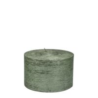 Stompkaars - metallic green -15x10 cm - 3 lonten - Branded by