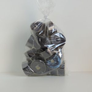 theelichtjes zwart Branded by - waxinelichtjes - 6cm - 20 stuks