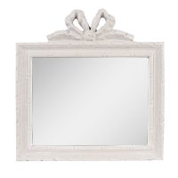 Spiegel 30x31 cm Grijs Kunststof Glas - Rechthoek - grote spiegel - wand spiegel