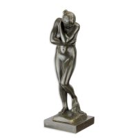 Bronzen beeld - Eva - Eerste vrouw - 29,5 cm hoog