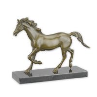 Bronzen beeld - Paard -sculptuur  - 18,2 cm hoog