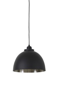 Hanglamp metaal - Light & Living KYLIE lamp zwart/nikkel