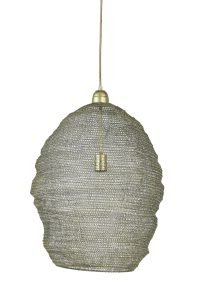 Hanglamp metaal - Light & Living NIKKI lamp gaas goud