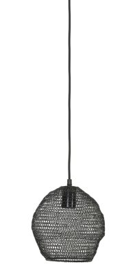 Hanglamp metaal - Light & Living NOLA lamp zwart
