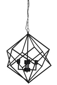 Hanglamp metaal - Light & Living DRIZELLA lamp mat zwart
