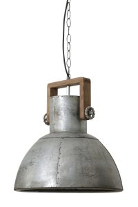Hanglamp metaal - Light & Living SHELLY lamp zilver