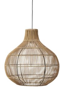 Hanglamp rotan - PACINO lamp donker bruin