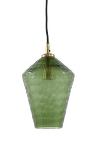 Hanglamp glas - DELILA lamp groen