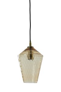 Hanglamp glas - DELILA lamp amber