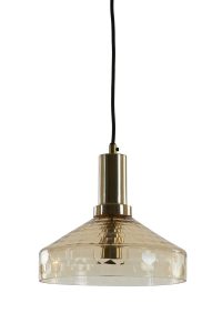 Hanglamp glas - DELILO lamp amber